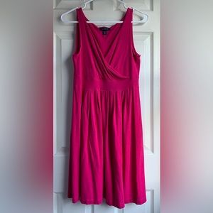 Lands' End Pink Sleeveless Dress